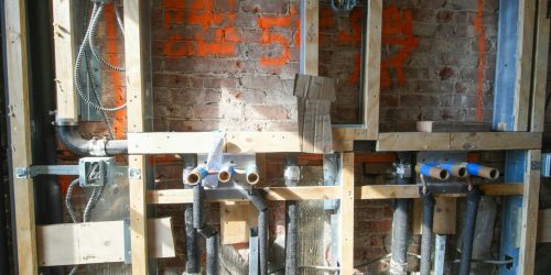 Interior de una vivienda en proceso de reforma