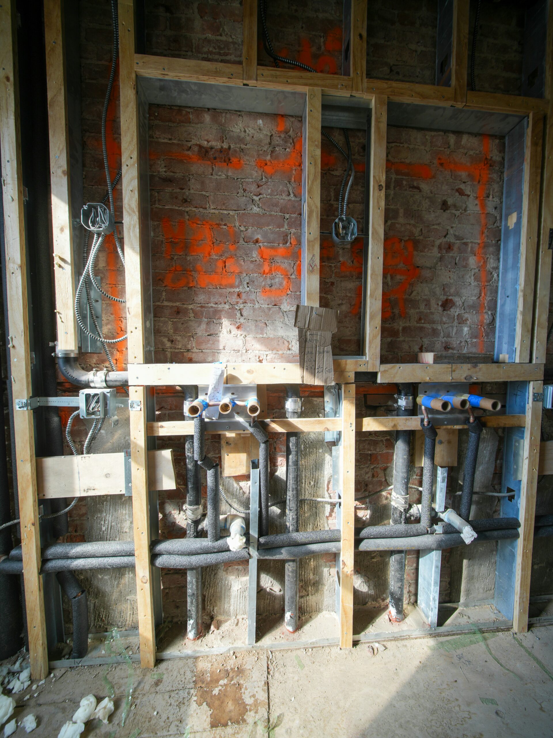 Interior de una vivienda durante una reforma